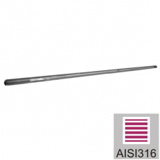 Přístřešek - tyč AISI316, d12/2000/M12mm