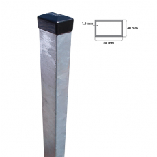 Sloupek 60x40mm Zn 2400mm