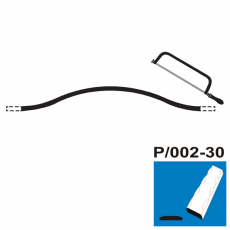 Lomený oblouk P/002-30x5, p150, L800-1000mm