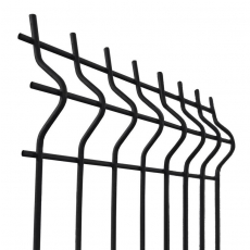 Svařovaný plotový panel ZnPVC 2500x1030x4mm černá