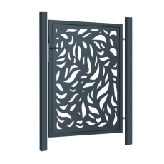Designová branka FLORA 1kr. 1000x1200mm antracit