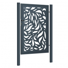 Designová branka FLORA 1kr. 1000x1500mm antracit