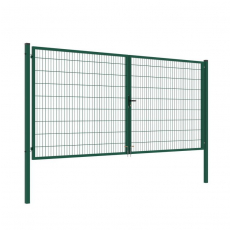 Brana 2Kr. 2D BOX ZnPVC  4000x1700mm, zelená