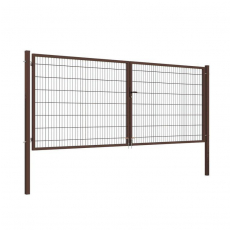 Brana 2Kr. 2D BOX ZnPVC  4000x1500mm, RAL8017 hnědá