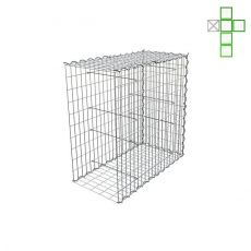 Gabionový koš 100x100x50cm oko 5x10cm průběžný