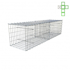 Gabionový koš 200x50x50cm oko 5x10cm průběžný