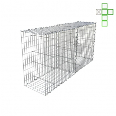 Gabionový koš 200x100x50cm oko 5x10cm průběžný