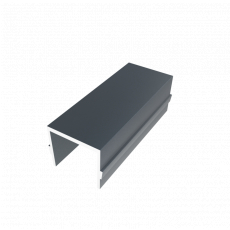 Hliníková distanční lišta 50mm, KLIK, antracit