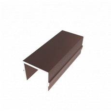 Hliníková distanční lišta 50mm, KLIK, hnědá