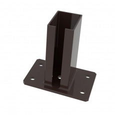Patka sloupku ZnPVC 60x80mm hnědá