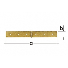 Závěs stavební 100x25x1,5mm