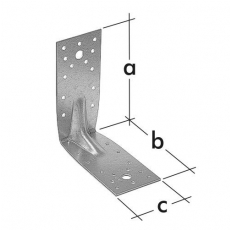 Úhelník s prolisem 140x140x65mm
