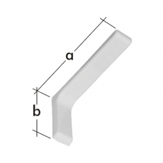 Konzola s plastovým krytem 115x78mm