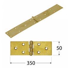 Závěs stavební 350x55x1,5mm