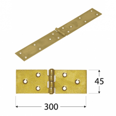 Závěs stavební 300x45x1,5mm