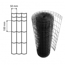 Pletivo svařované 100x50x2,5-1000mm 25m antracit