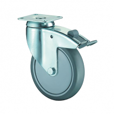 Přístrojové kolečko D125mm, otočná kladka s brzdou