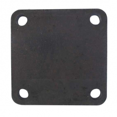 Kovaná tvarová patka 120x120, t8mm, 4xd12mm
