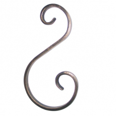 Kovaný prvek h200, b85/50, 12x6mm