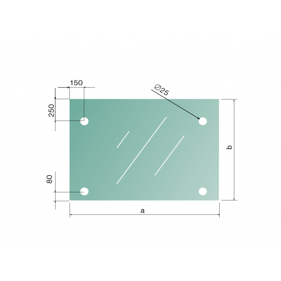 Sklo ku kovaniu GS/PR-R3-VSG/ESG - detail 2 - detail 2