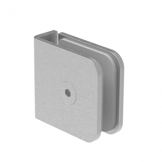 Zasklenie pevne - držiak skla, AISI 304, T 8-10 mm - detail 2 - detail 2