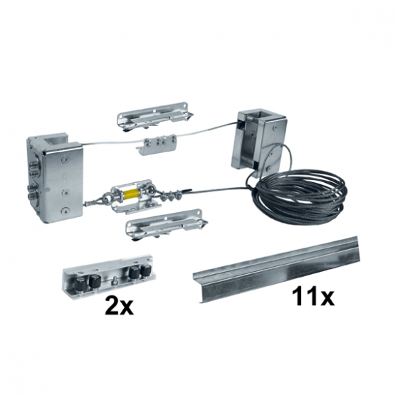 Teleskop. sys. pre samonos/koliesk bránu do 8/15m - detail 1 - detail 1