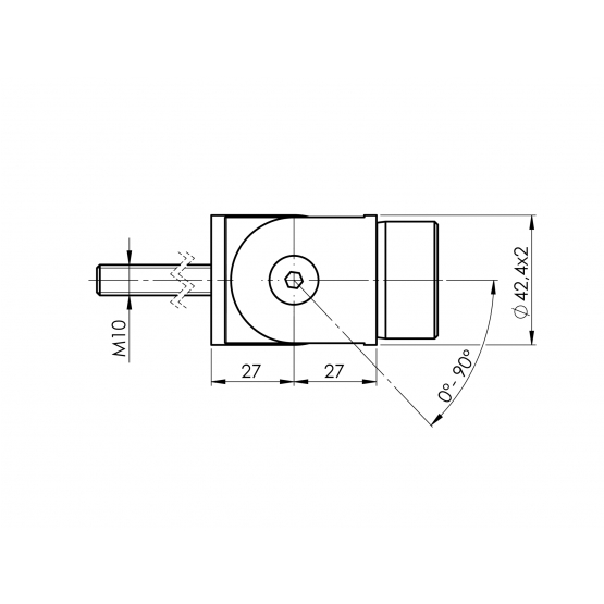 Prechod madla nastaviteľný - detail 2 - detail 2