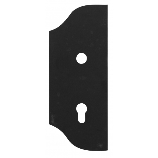 Štítok bránový hladký 265x105, t3, a90, D19mm - detail 1 - detail 1