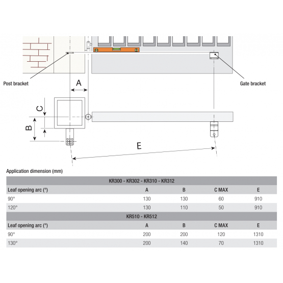 Came pohon pre dvojkrídlovú bránu, sada s fotobunkami - detail 5 - detail 5