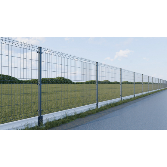 Zváraný plotový panel 3D ZnPVC 2500x1530x4mm antracit - detail 3 - detail 3