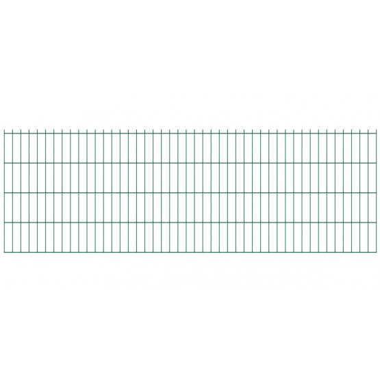 Zváraný plotový panel N2D 2500x830mm D5/4/5mm zelená - detail 1 - detail 1