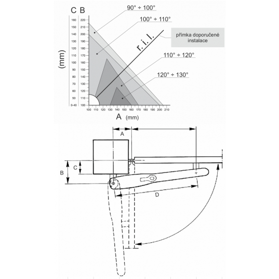 Nice pohon pre jednokrídlovú bránu, sada s fotobunkami - detail 4 - detail 4