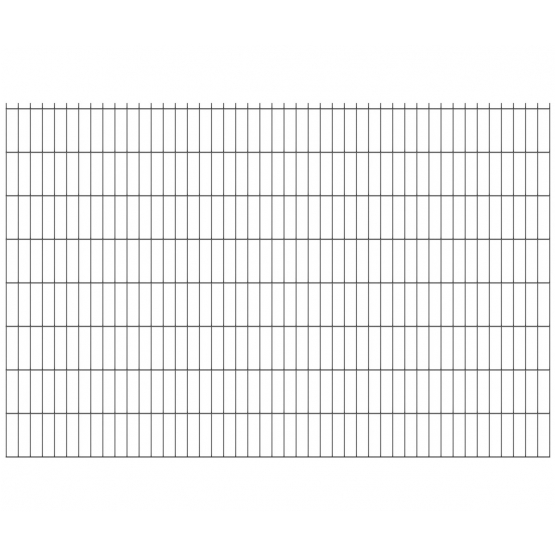 Zváraný plotový panel N2D 2500x1630mm D5/4/5mm antracit - detail 2 - detail 2