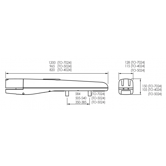 Nice pohon pre dvojkrídlovú bránu, sada s fotobunkami - detail 1 - detail 1