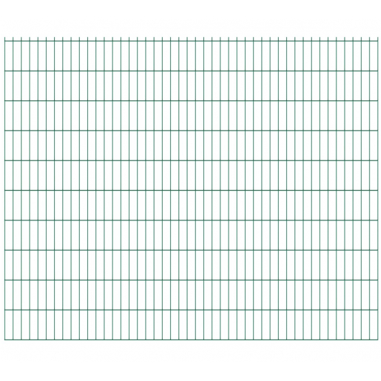 Zváraný plotový panel N2D 2500x2030mm D5/4/5mm zelená - detail 1 - detail 1