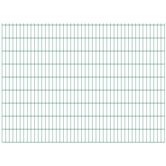 Zváraný plotový panel N2D 2500x1830mm D5/4/5mm zelená - detail 1 - detail 1