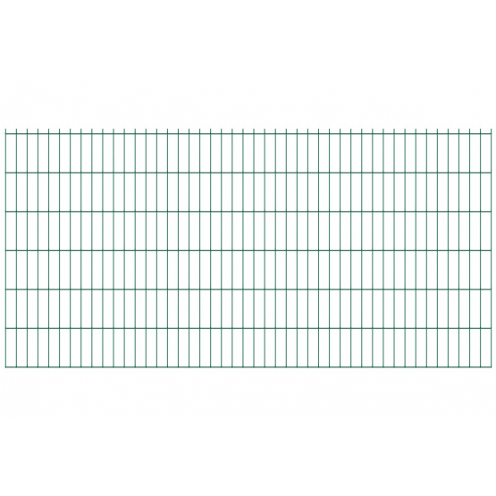 Zváraný plotový panel N2D 2500x1230mm D5/4/5mm zelená - detail 1 - detail 1