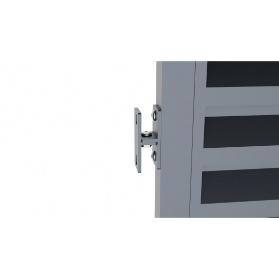 Plotové pole hliníkové 2000x1200mm lamela antr. - detail 3 - detail 3