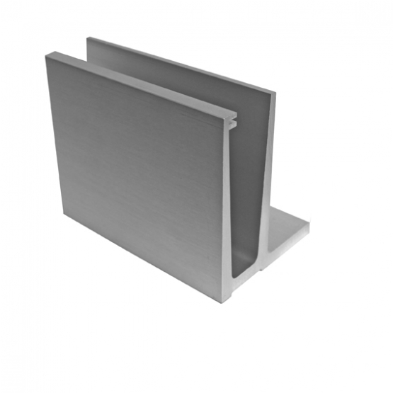 Celosklenené zábradlie-profil-vrchné kotvenie - detail 1 - detail 1