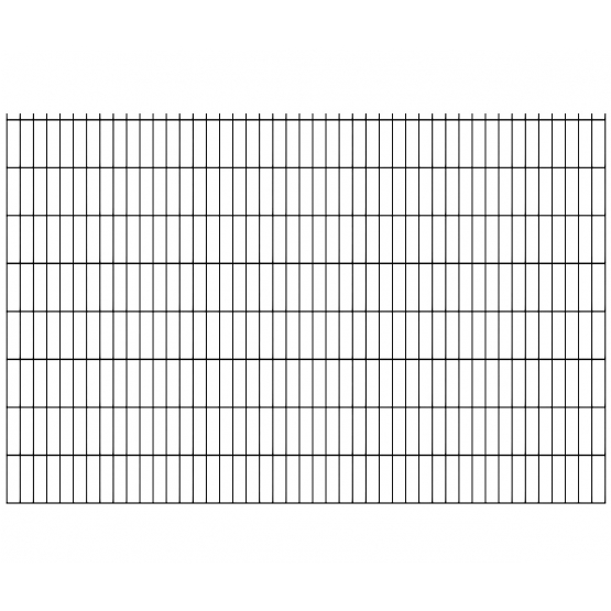 Zváraný plotový panel N2D 2500x1630mm D5/4/5mm čierna - detail 1 - detail 1