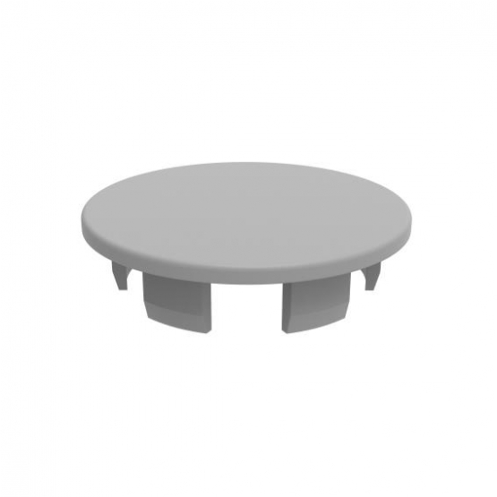 Záslepka pre AL profil, PVC, D20mm - detail 1 - detail 1