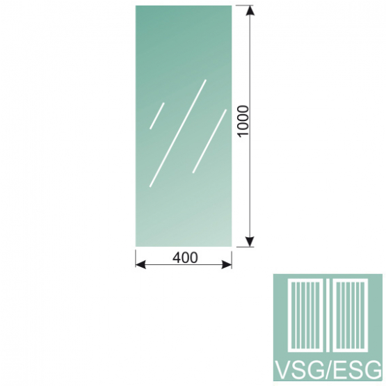 Číre, kalené lepené sklo VSG/ESG - detail 1 - detail 1
