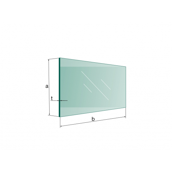 Sklo - číre, kalené, lepené - detail 2 - detail 2