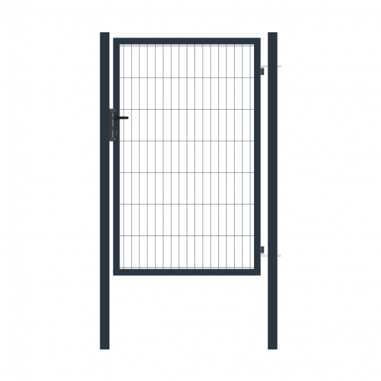 Bránka 1kr. SQUARE ZnPVC 1000x1500mm, antracit - detail 1 - detail 1