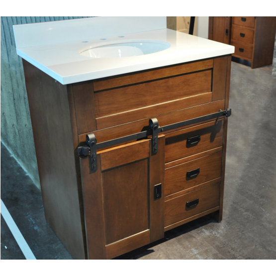 Kovanie pre posuvné dvere mini - "Klasiko" - detail 1 - detail 1