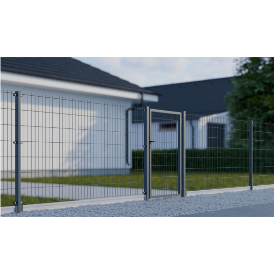 Bránka 1kr. 2D BOX ZnPVC 1000x1500mm RAL 7016 antracit - detail 6 - detail 6