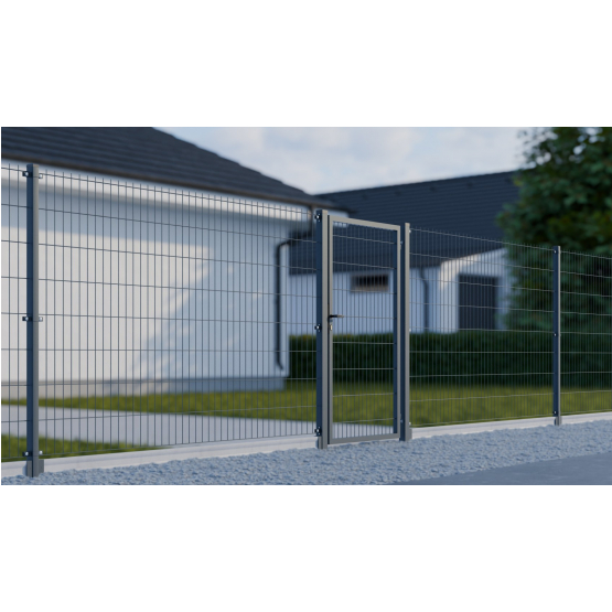 Bránka 1kr. 2D BOX ZnPVC 1000x1700mm RAL 7016 antracit - detail 6 - detail 6