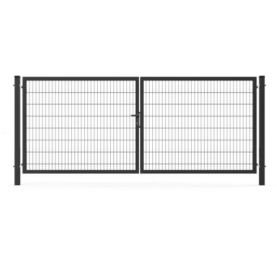 Brána 2kr. 2D BOX ZnPVC 4000x1800mm RAL7016 antracit - detail 1 - detail 1