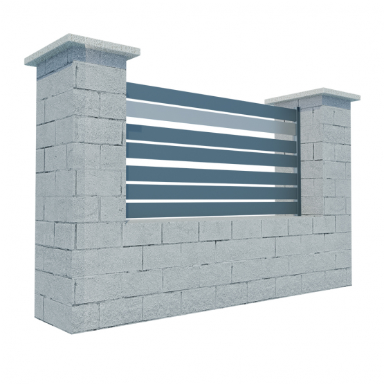 Modulárne Hliníkové oplotenie 925mm TIA 100-A1S - detail 2 - detail 2