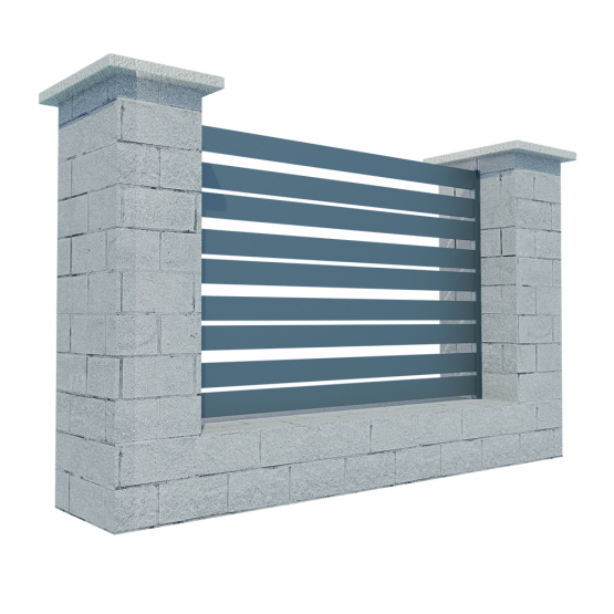 Modulárne Hliníkové oplotenie 1200mm TIA 100-A - detail 2 - detail 2